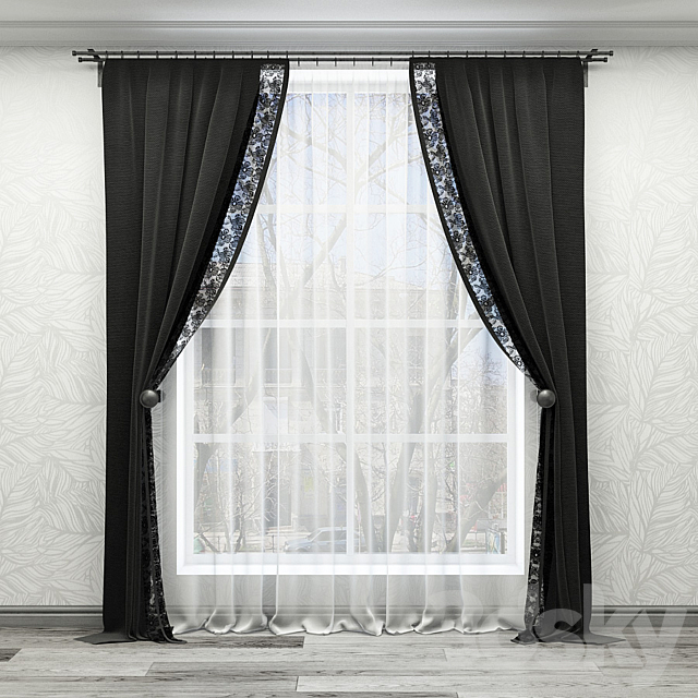 Curtains_04 3DSMax File - thumbnail 1