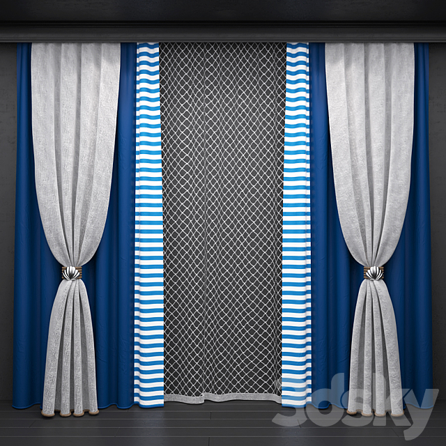 Curtains_05 3DSMax File - thumbnail 1