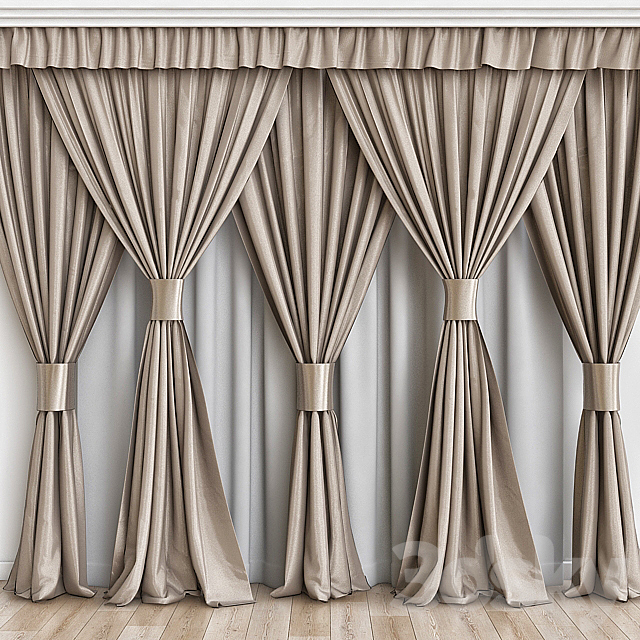 Curtains_10 3ds Max - thumbnail 1