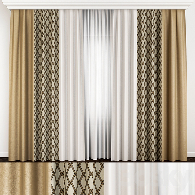 Curtains_104 3DSMax File - thumbnail 1