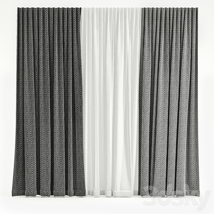 curtains_18 3DS Max - thumbnail 1