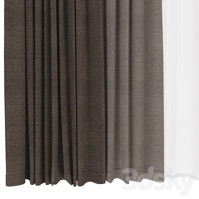 Curtains_2 3DS Max Model - thumbnail 3