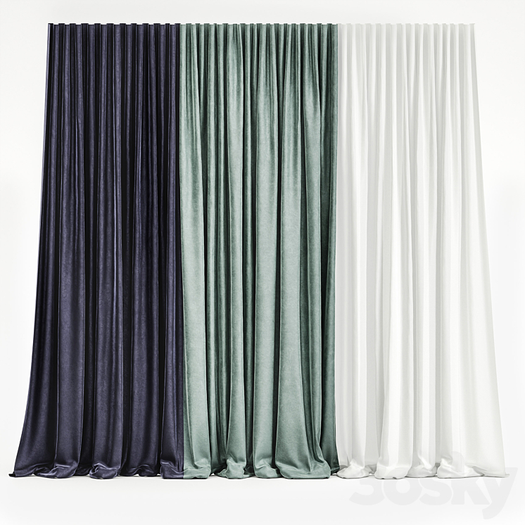 Curtains_20 3DS Max - thumbnail 1