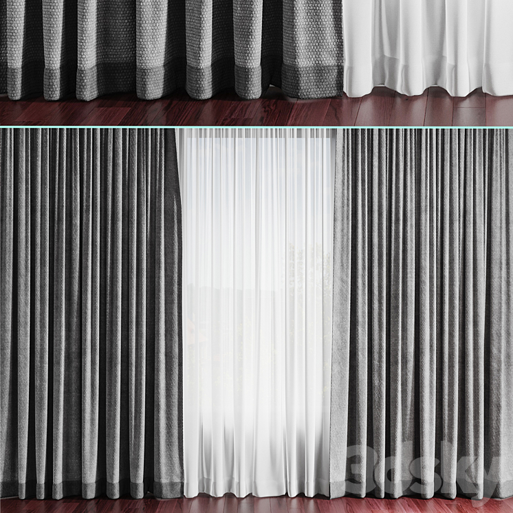 curtains_3 3DS Max - thumbnail 1