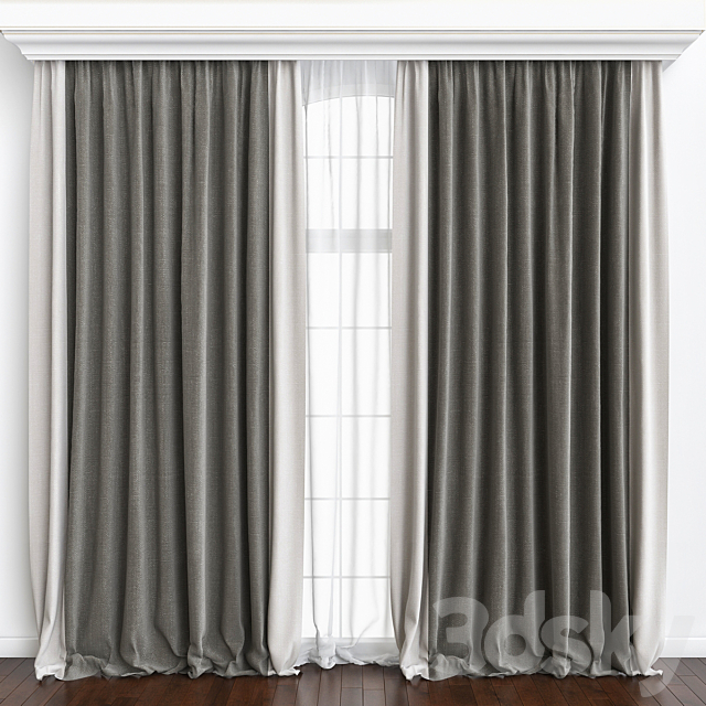 Curtains_31 3DSMax File - thumbnail 1