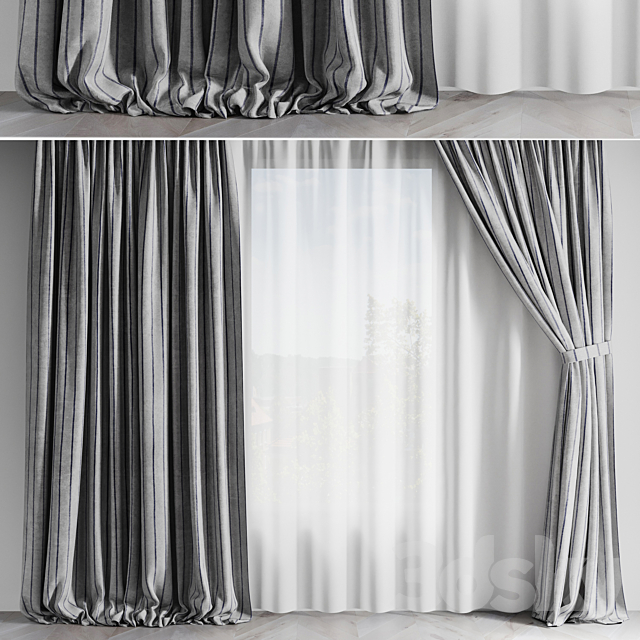 curtains_5 3DSMax File - thumbnail 1