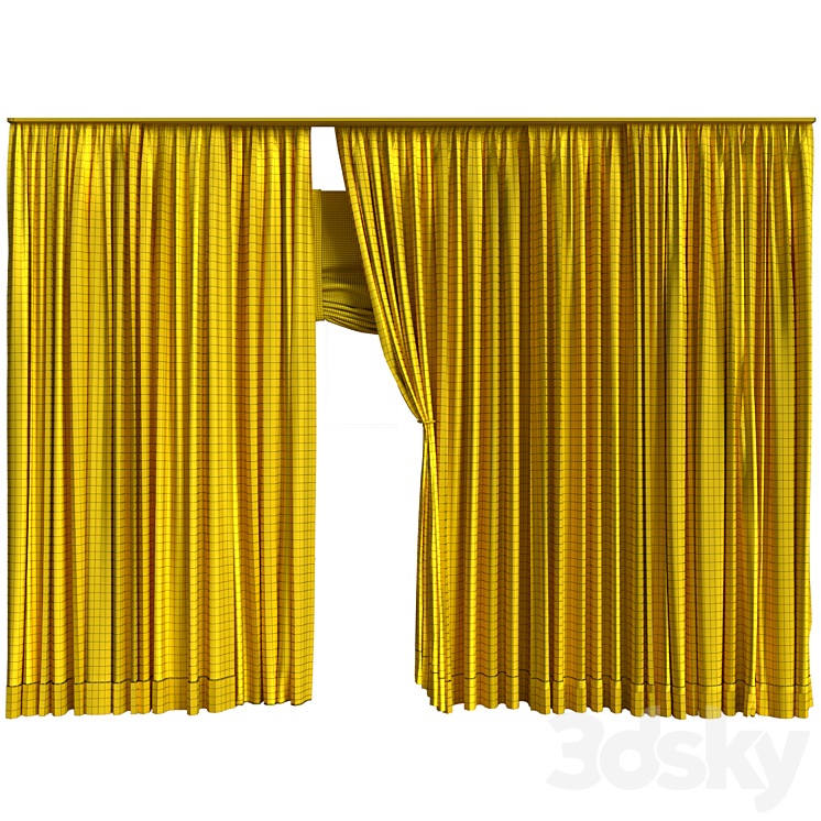 Curtains_7 3DS Max - thumbnail 2