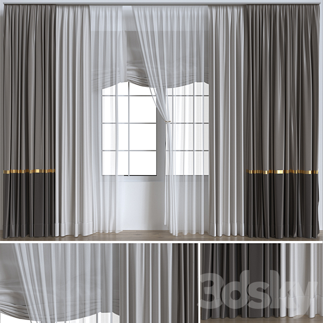 Curtains_7 3DSMax File - thumbnail 1