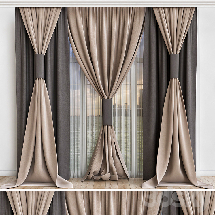 Curtains_8 3DS Max - thumbnail 1