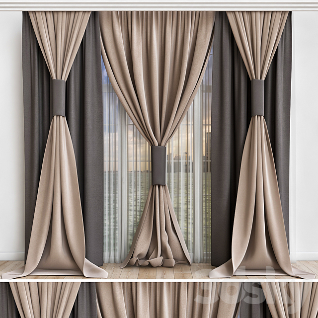 Curtains_8 3DSMax File - thumbnail 1