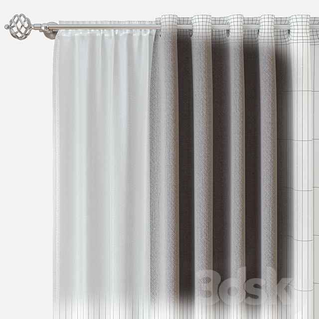 Curtains_m19 3DSMax File - thumbnail 2