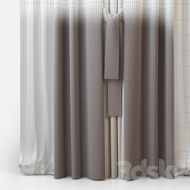 Curtains_m20 3DSMax File - thumbnail 2