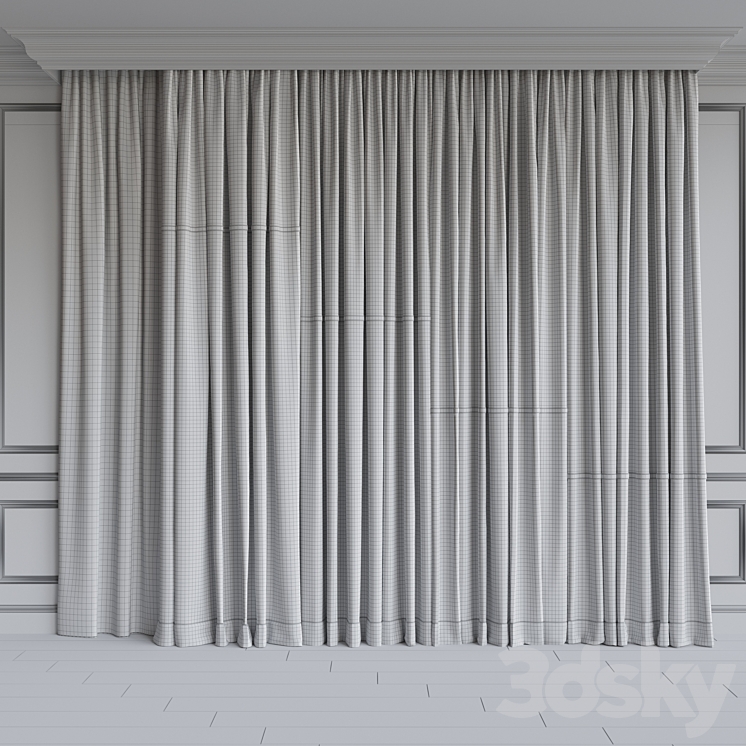 Drapery set 119 3DS Max - thumbnail 2