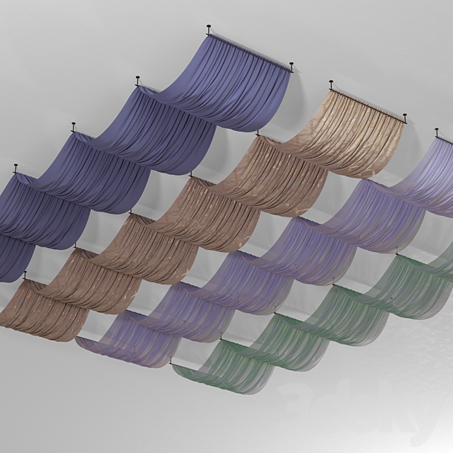 Drapery_set_2 3DSMax File - thumbnail 1