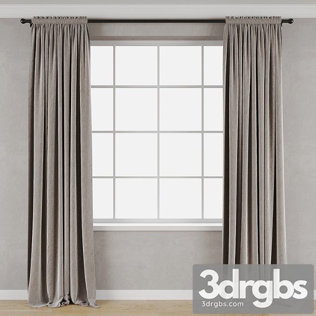 Drawstring curtain - thumbnail 1