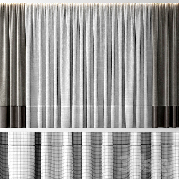 ENDLESS CURTAIN 3DS Max - thumbnail 2