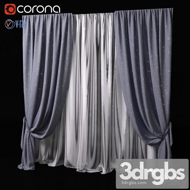 Fabric Curtain 3dsmax Download - thumbnail 1