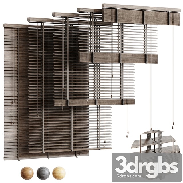 Folding Wooden Blinds 3dsmax Download - thumbnail 1