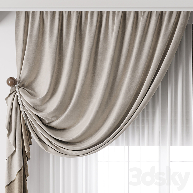 hadi curtain 75 3DS Max - thumbnail 2