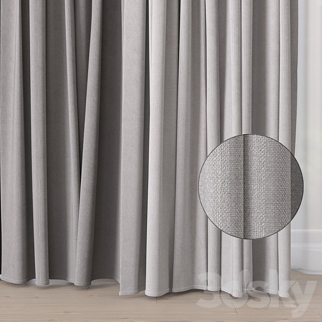 Hadi Curtains 12 3DS Max Model - thumbnail 2