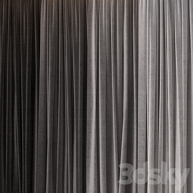 Hadi Curtains 16 3DS Max Model - thumbnail 2