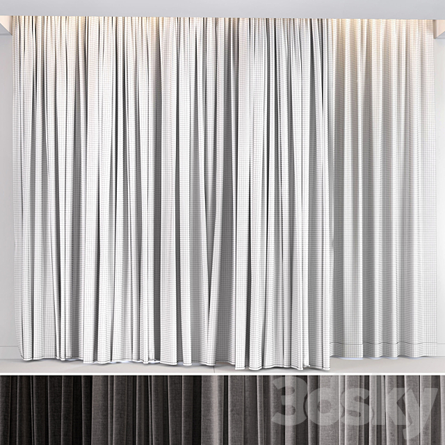 Hadi Curtains 16 3DS Max Model - thumbnail 4