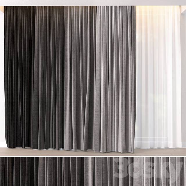 Hadi Curtains 16 3dsMax Model - thumbnail 1