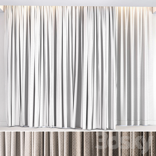 Hadi Curtains 18 3DS Max Model - thumbnail 3