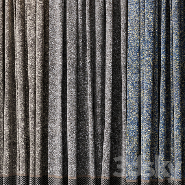 Hadi Curtains 27 3DS Max Model - thumbnail 2