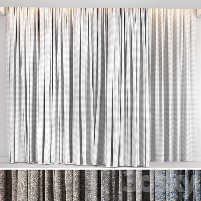 Hadi Curtains 27 3DS Max Model - thumbnail 3