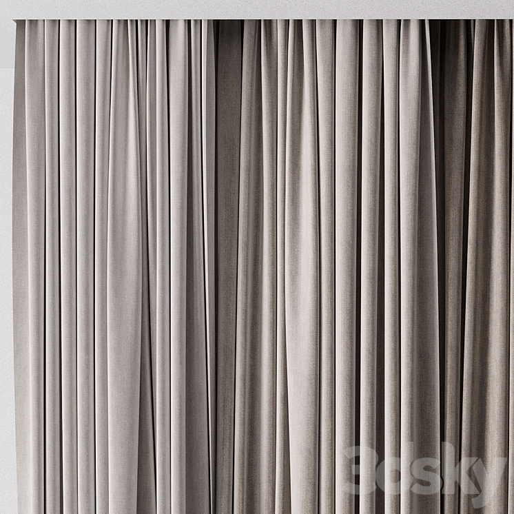 Hadi Curtains 31 3DS Max Model - thumbnail 2