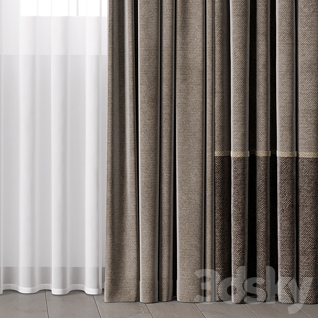 Hadi Curtains 35 3DS Max Model - thumbnail 4