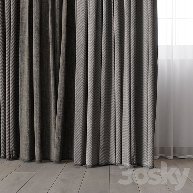 Hadi Curtains 38 3ds Max - thumbnail 3