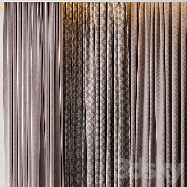 Hadi Curtains 39 3DS Max Model - thumbnail 2