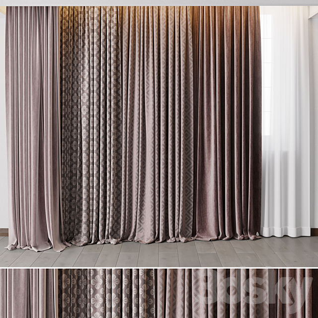 Hadi Curtains 39 3dsMax Model - thumbnail 1