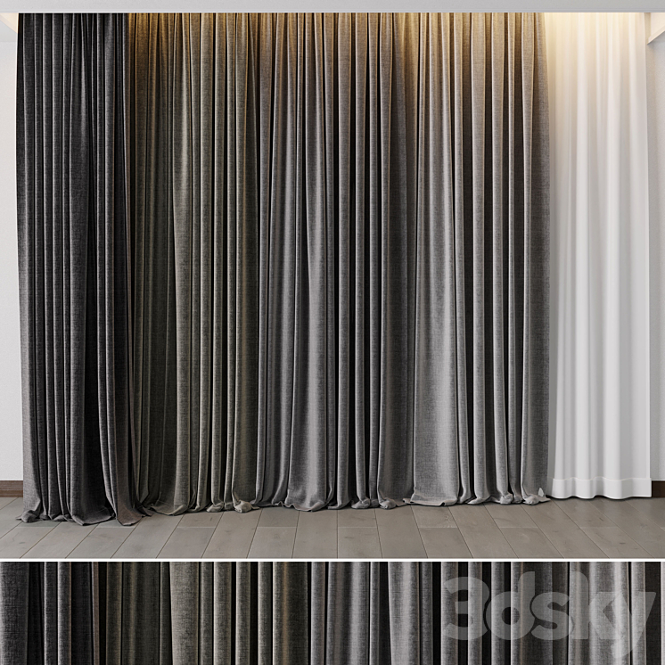 Hadi Curtains 41 3DS Max - thumbnail 1