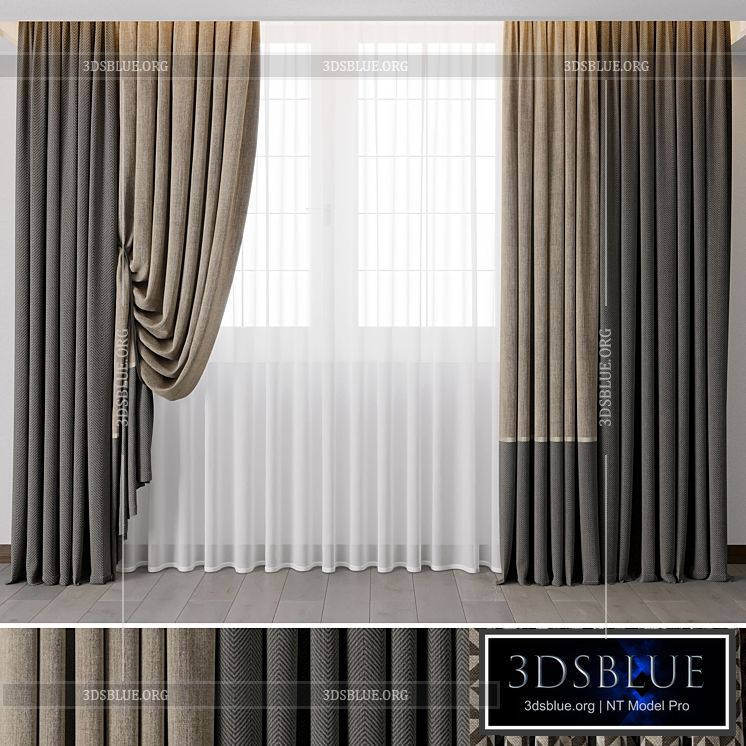 Hadi curtains 42 3DS Max - thumbnail 3