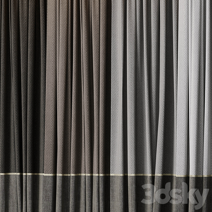 Hadi Curtains 49 3DS Max Model - thumbnail 2