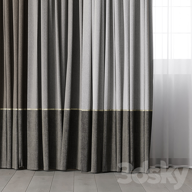 Hadi Curtains 49 3DS Max Model - thumbnail 3