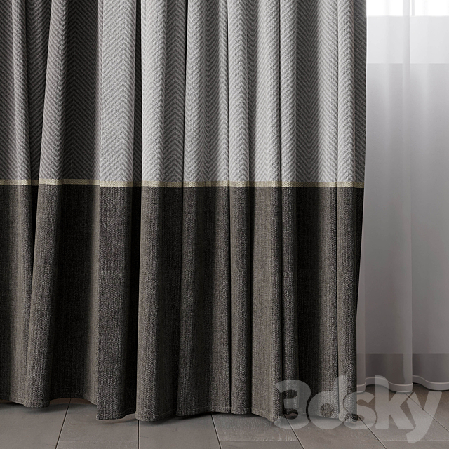 Hadi Curtains 49 3DS Max Model - thumbnail 4