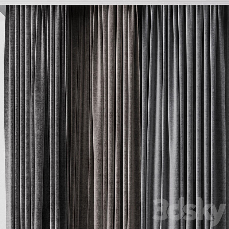 Hadi Curtains 50 3DS Max - thumbnail 2