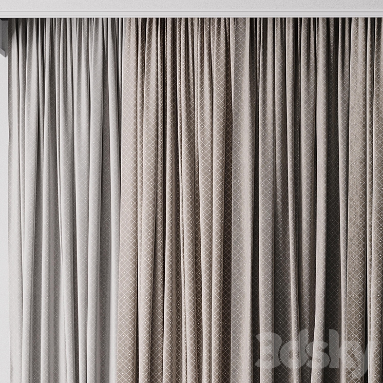 Hadi Curtains 52 3DS Max Model - thumbnail 2