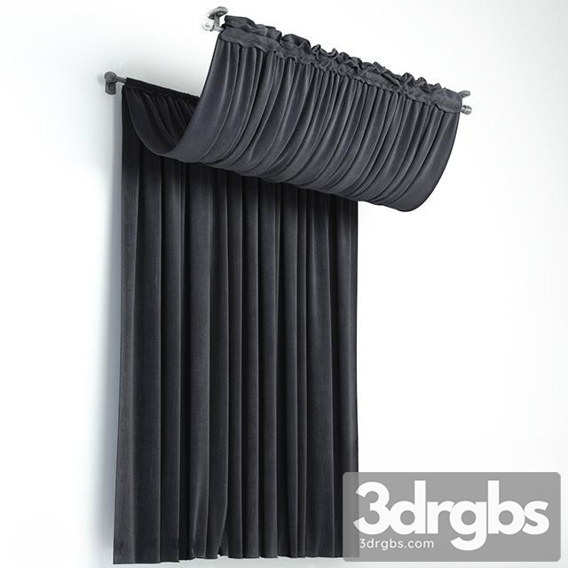 Hanging Curtain 3dsmax Download - thumbnail 1