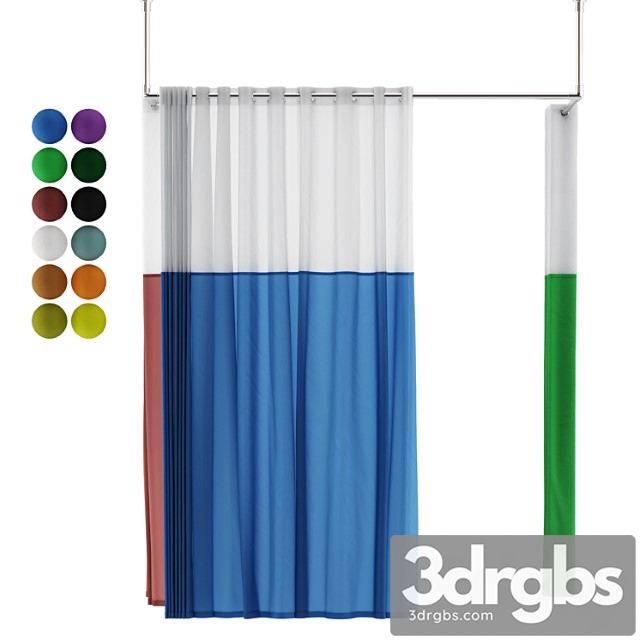 Hospital Curtains Hospital Equipment 17 3dsmax Download - thumbnail 1