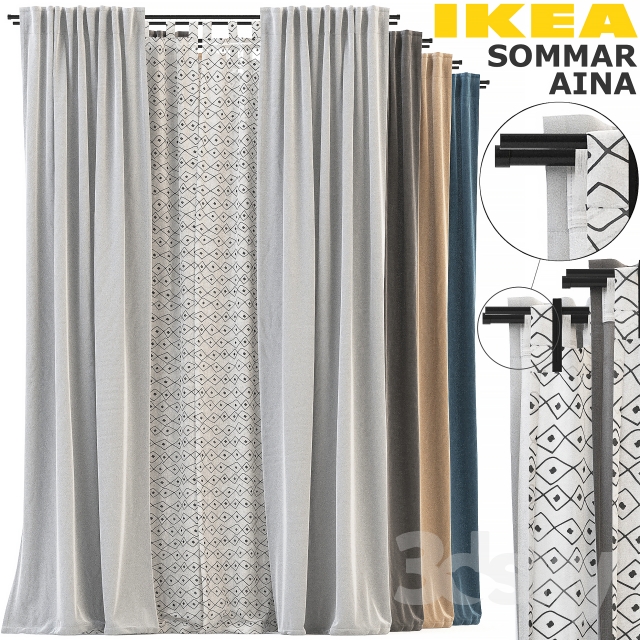 IKEA AINA SOMMAR REKKA 3DS Max - thumbnail 3