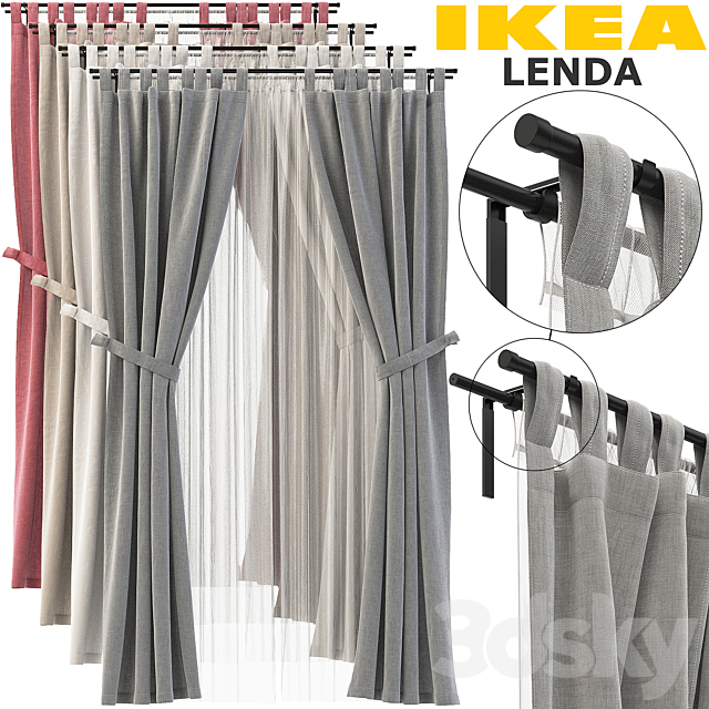 IKEA LENDA. REKKA (LEND. REKKA) 3DSMax File - thumbnail 1