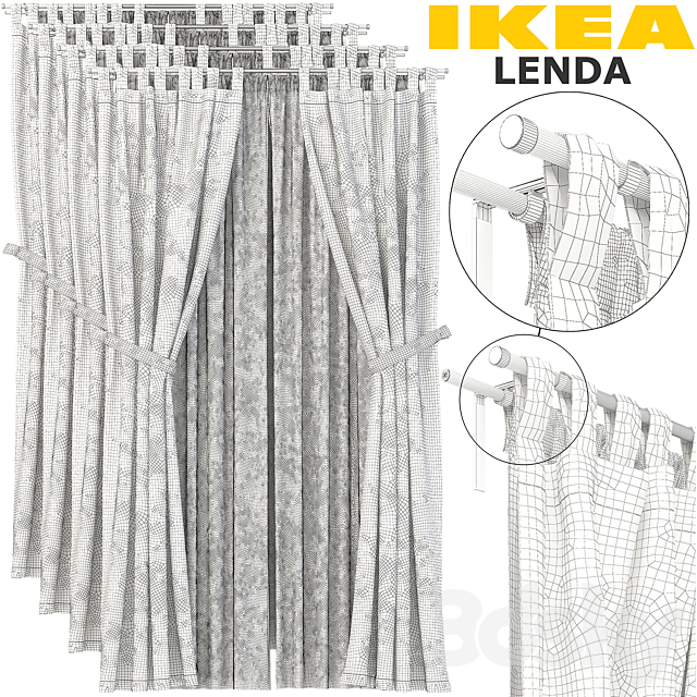 IKEA LENDA. REKKA (LEND. REKKA) 3DSMax File - thumbnail 2