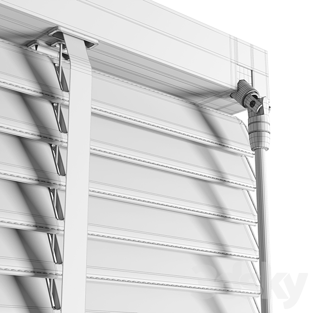 Leather blinds 150 cm 3DSMax File - thumbnail 5