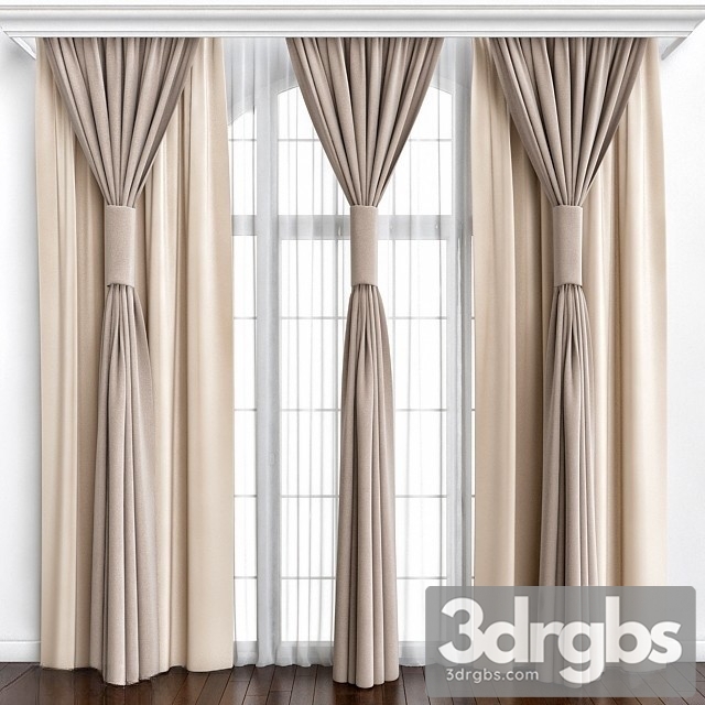 Luxury Curtain 04 3dsmax Download - thumbnail 1