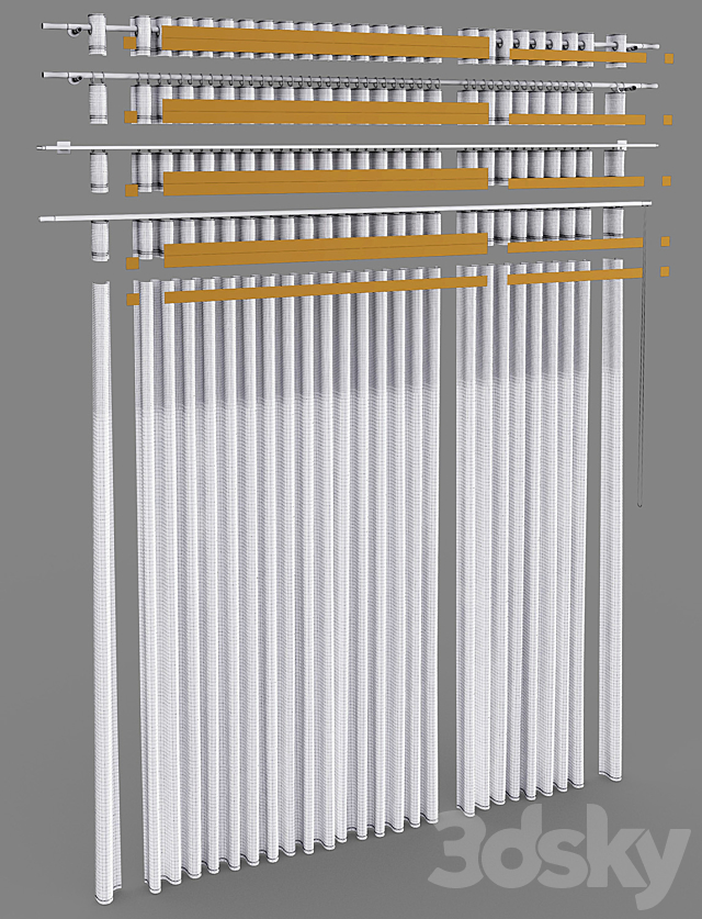 Medium Curtain Constructor 3DSMax File - thumbnail 3